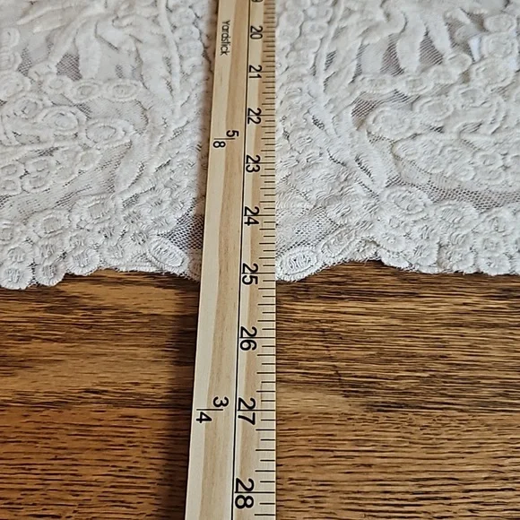 Buffalo David Bitton See Through Crochet Lace Mesh Top - Picture 11 of 12